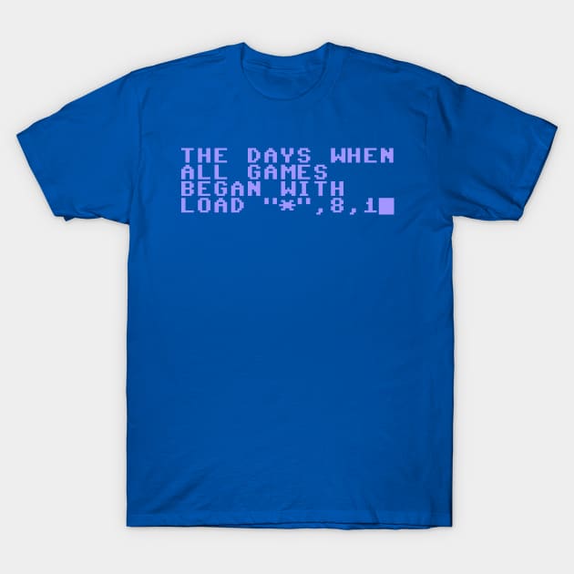 C64 Patient Loading Days T-Shirt by retrochris